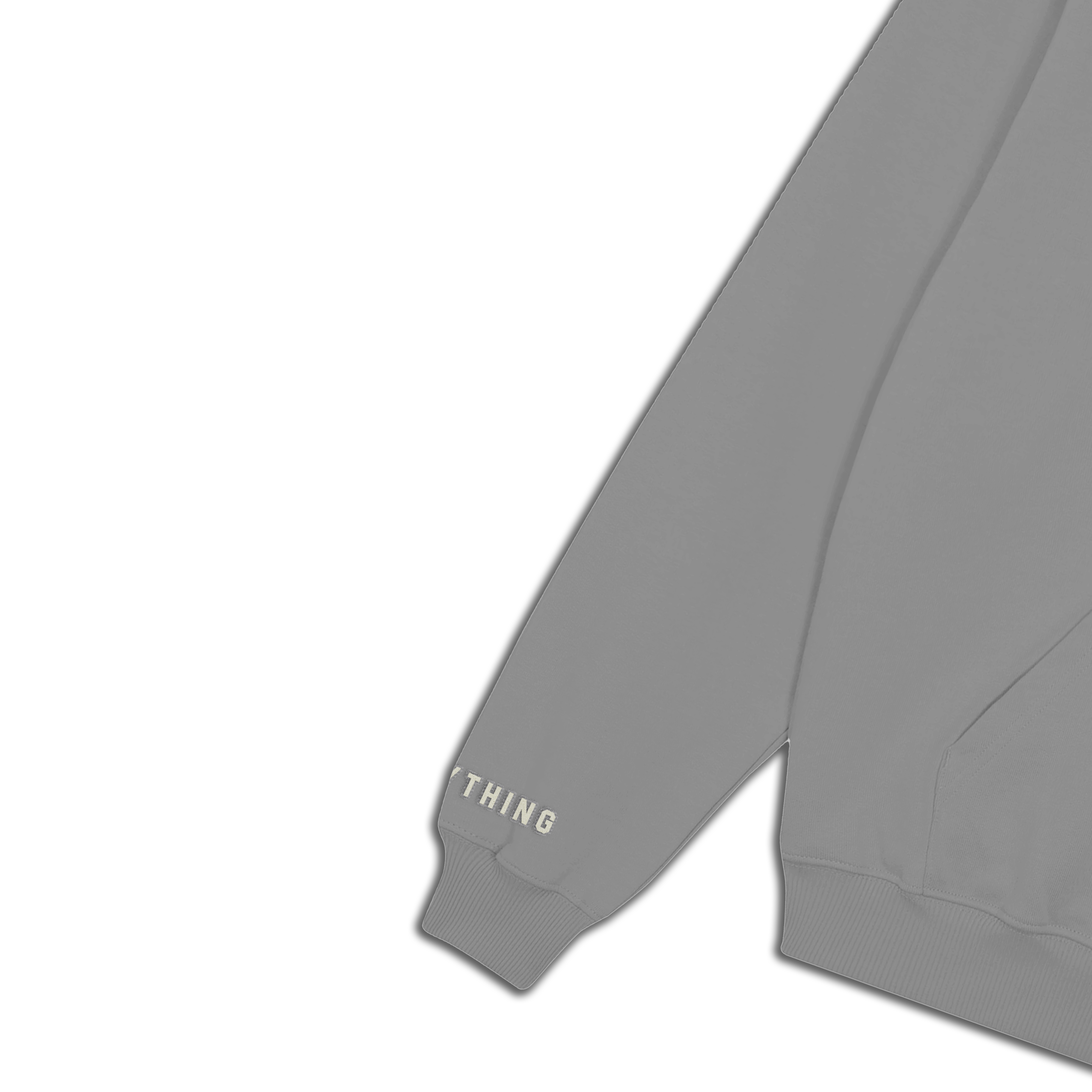 Gray Hoodie "Muscat Mist"
