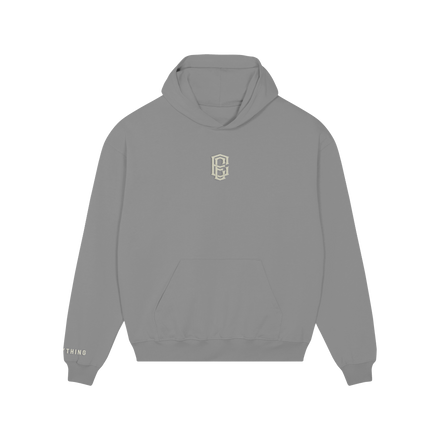 Gray Hoodie "Muscat Mist"